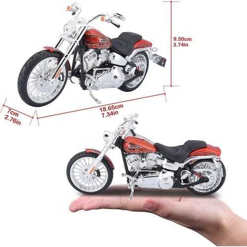 View image 6 of 7 for 2014 Harley Davidson CVO Breakout Motorcycle Model 1/12 by Maisto 32327
