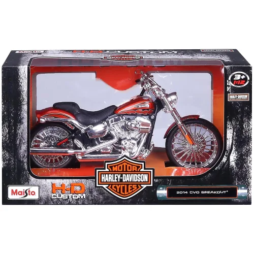 View image 7 of 7 for 2014 Harley Davidson CVO Breakout Motorcycle Model 1/12 by Maisto 32327