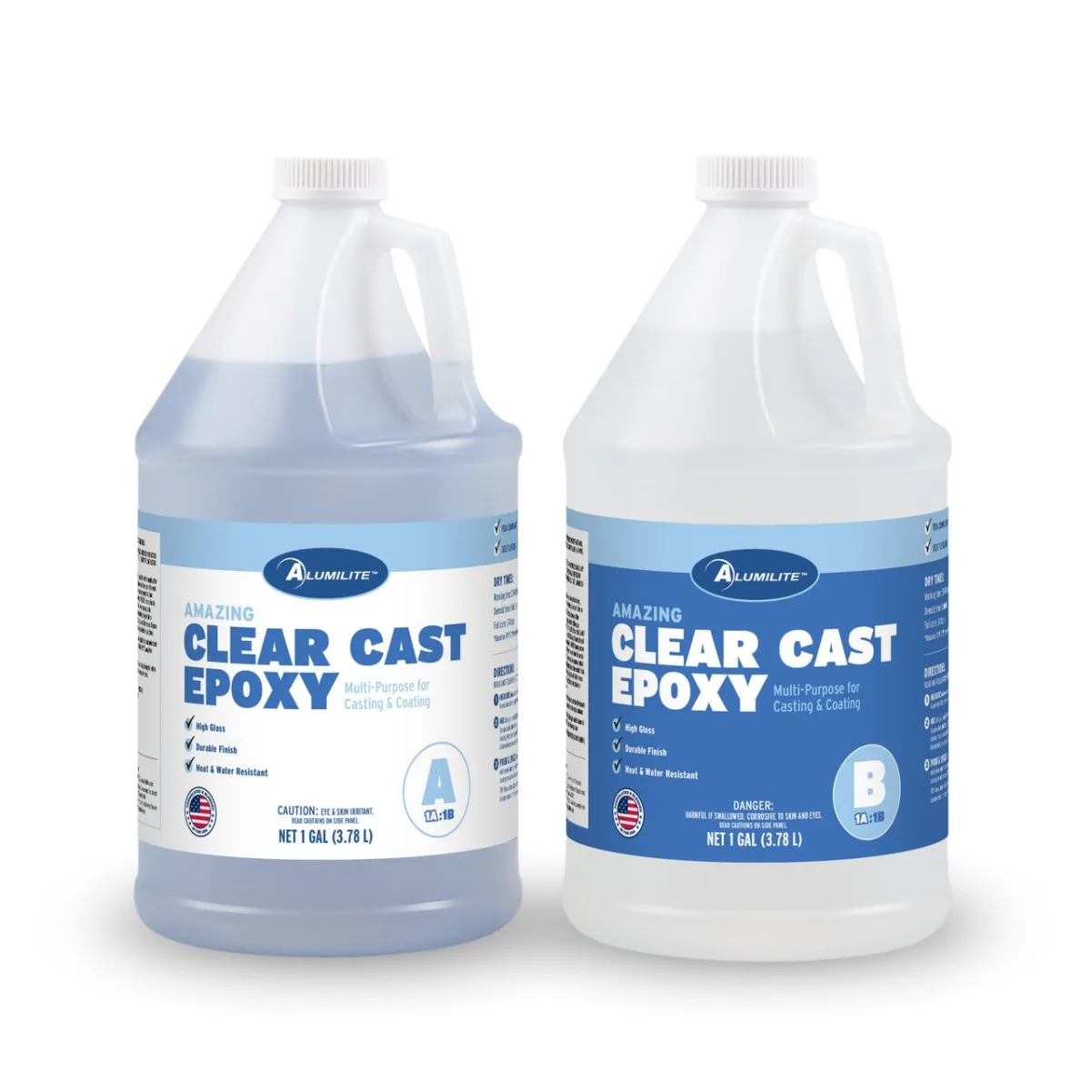 Alumilite Amazing Clear Cast Epoxy Resin Kit 2 Gal for Coating & Castings
