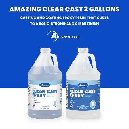 View image 2 of 6 for Alumilite Amazing Clear Cast Epoxy Resin Kit 2 Gal for Coating & Castings