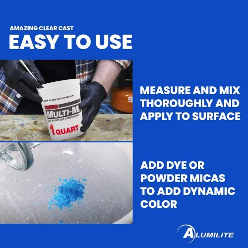 View image 6 of 6 for Alumilite Amazing Clear Cast Epoxy Resin Kit 2 Gal for Coating & Castings