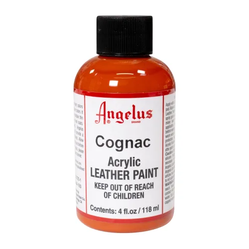 Angelus Acrylic Leather Paint, 4 Fl Oz (Pack of 1), Cognac