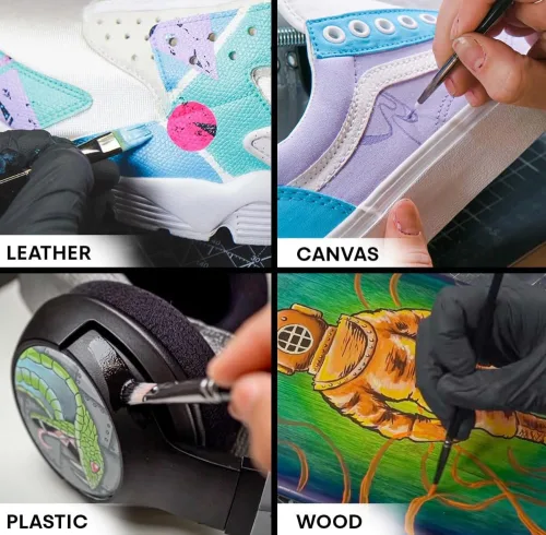 View image 3 of 9 for Angelus Acrylic Leather Paint, 4 Fl Oz (Pack of 1), Cognac