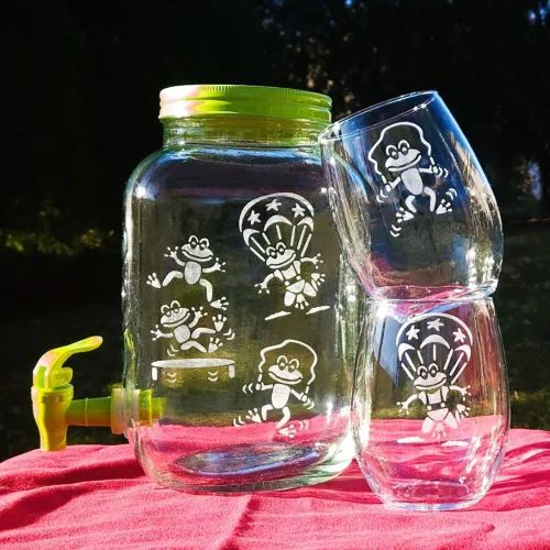 View image 5 of 9 for Armour Etch Glass Etching Cream, Create Designs on Glass Surfaces, 22 oz