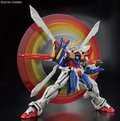 View image 3 of 5 for Bandai Hobby - Mobile Fighter G Gundam - #37 God Gundam, Bandai Spirits RG 1/144 Model Kit