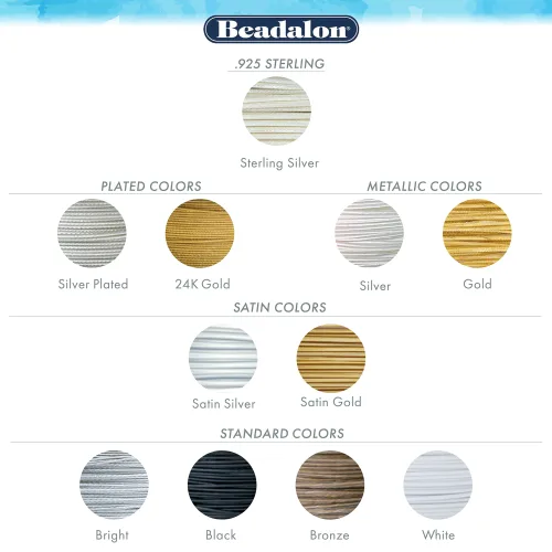 View image 5 of 7 for Beadalon 49 Strand Stainless Steel Beading Wire, Satin Silver-.018in/0.46mm
