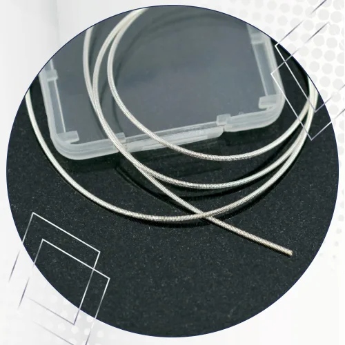 View image 6 of 6 for Beadalon French Beading Craft Wire - 0.70 mm / .028 in, 1 m, Silver Plated