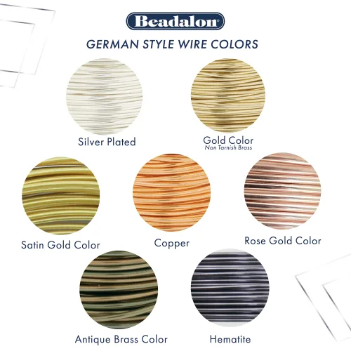 View image 3 of 5 for Beadalon German Style Wrapping Wire - 20 Gauge, 78 ft - Silver Plated