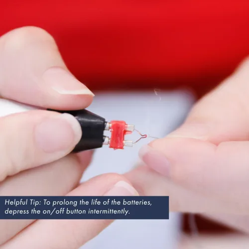 View image 5 of 6 for Beadalon Wildfire Cord Cutter: Macrame Cord and Fireline Beading Thread Burner, Ideal for Jewelry Making, Trims and Prevents Fraying of Cords, Simple Operation, Battery Operated with Safety Switch