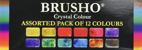 View image 3 of 5 for Brusho by Colourcraft BRU85000 Brusho Crystal Set 12 Color Colour