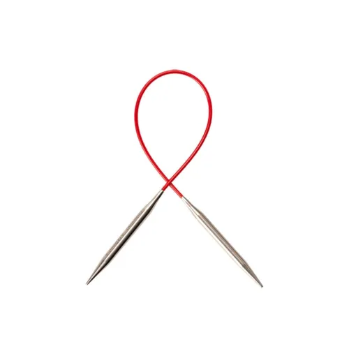 View image 4 of 4 for ChiaoGoo SS Red Lace Circular, 16-Inch (40 cm), US 2.5 (3 mm)