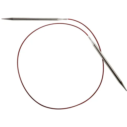 ChiaoGoo SS Red Lace Circular, 32-Inch (80 cm), US 6 (4 mm)