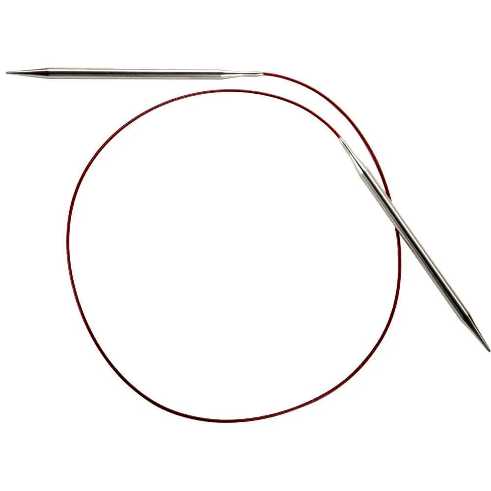 ChiaoGoo SS Red Lace Circular, 32-Inch (80 cm), US 6 (4 mm)