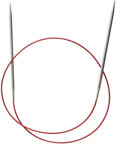 View image 3 of 4 for ChiaoGoo SS Red Lace Circular, 32-Inch (80 cm), US 6 (4 mm)