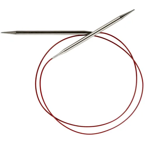 ChiaoGoo SS Red Lace Circular, 40-Inch (100 cm), US 8 (5 mm)