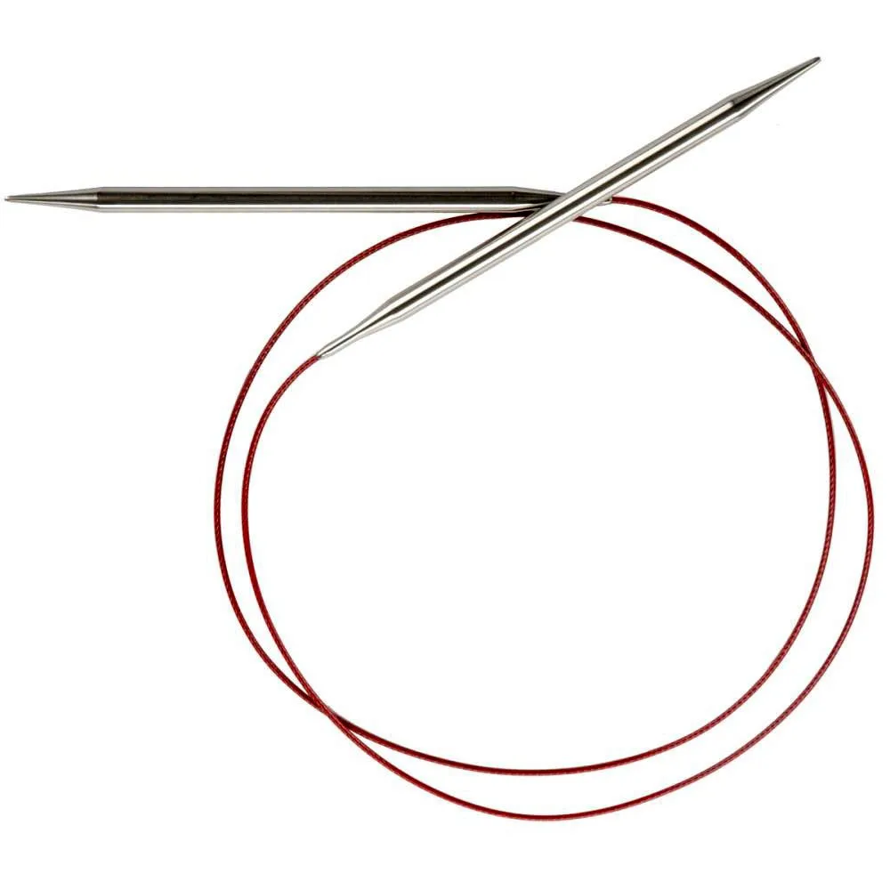 ChiaoGoo SS Red Lace Circular, 40-Inch (100 cm), US 8 (5 mm)