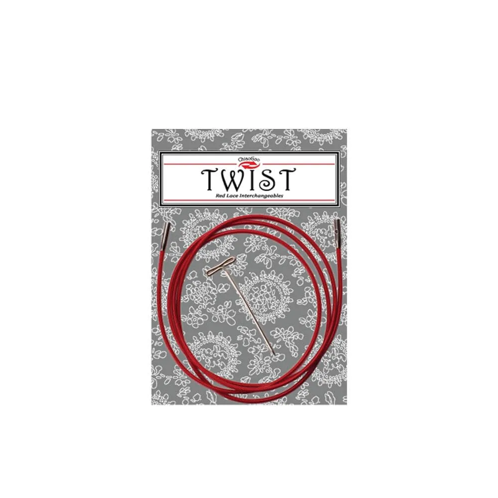 ChiaoGoo Twist Red Cable, 37" (93 cm), Mini [M]