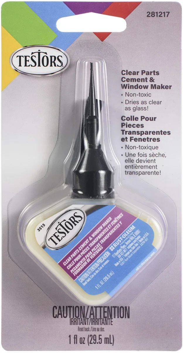 Clear Parts Cement-1oz by Testors