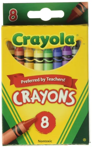 Crayola Crayons 8 in a Box (Pack of 12) 96 Crayons Total