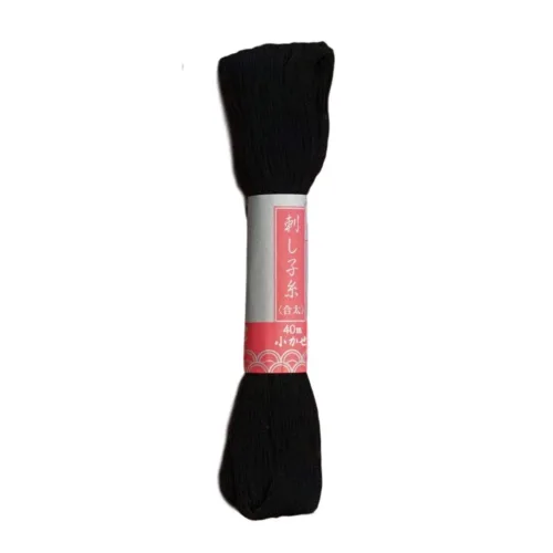 View image 6 of 6 for Daruma Yokota Sashiko Thread 5 Skein Essential Color Set (Thick Sashiko Thread - Futo)