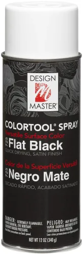 Design Master 725 Flat Black Colortool Spray