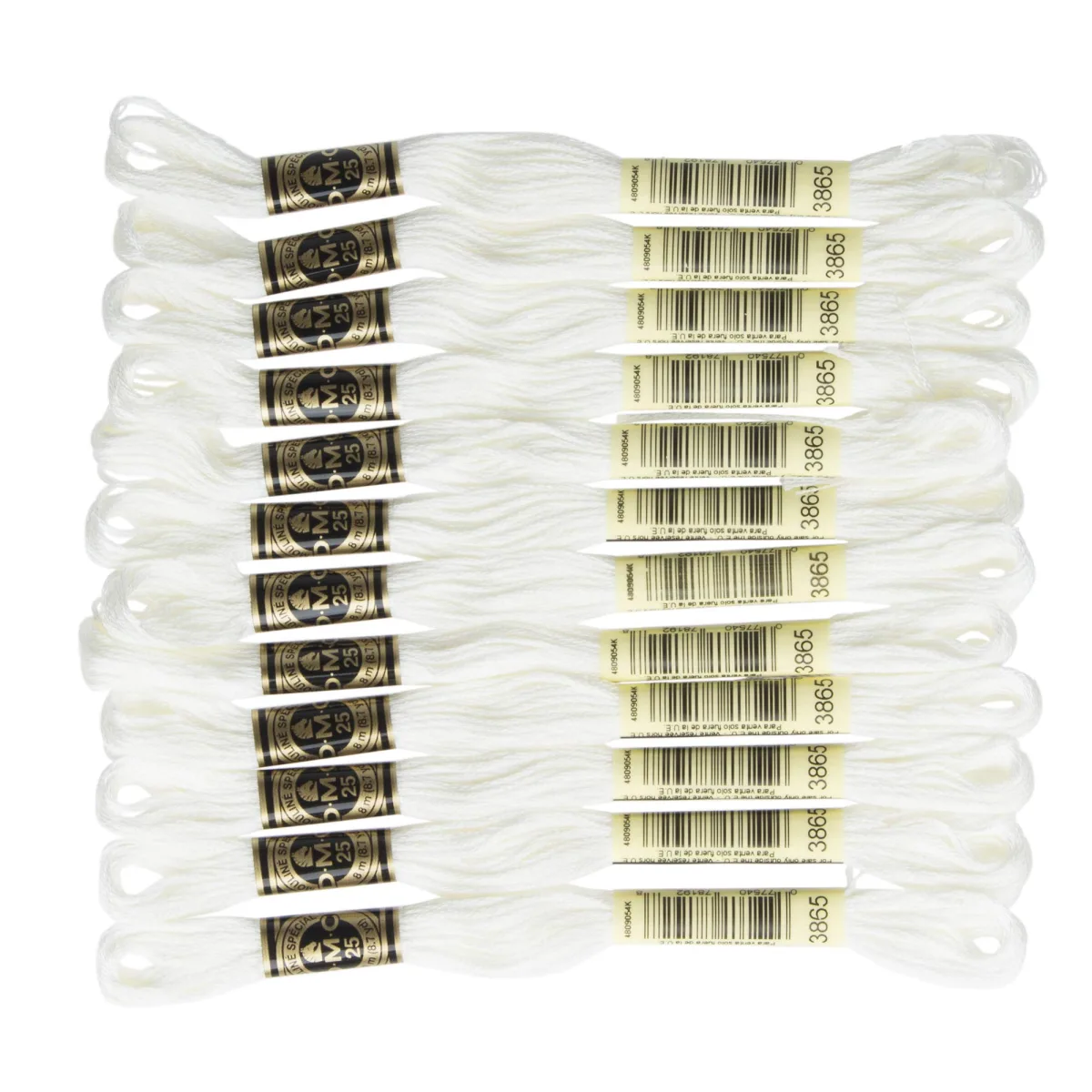 DMC 6-Strand Embroidery Cotton Floss - Winter White - 12/Pkg