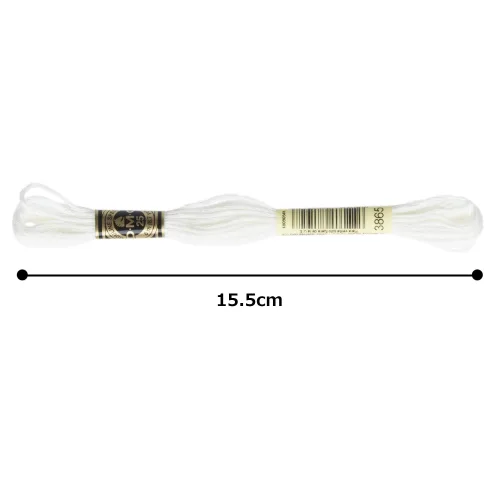 View image 4 of 4 for DMC 6-Strand Embroidery Cotton Floss - Winter White - 12/Pkg