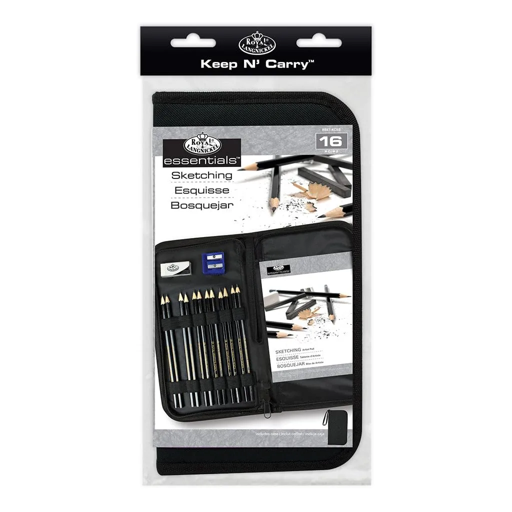 Drawing and Sketching Pencil Set In Zippered Carrying Case by Royal & Langnickel