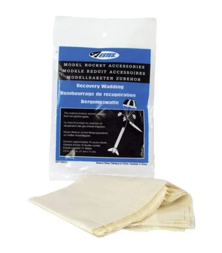 View image 2 of 2 for Estes Model Rocket Recovery Wadding 2274, 75 Sheets - 3 Pack (225 Sheets in Total)