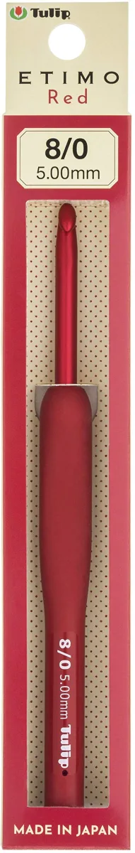 Etimo Crochet Hook, Size 8/5.00mm (TED-080E) by TULIP