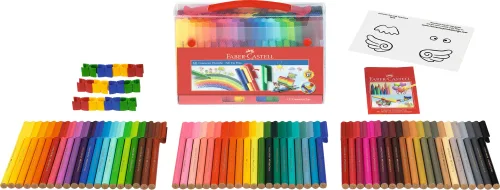 View image 2 of 8 for Faber-Castell 155560 Felt-Tip Pen Connector in Case 60 Pieces