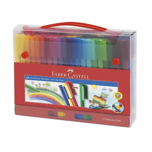 View image 4 of 8 for Faber-Castell 155560 Felt-Tip Pen Connector in Case 60 Pieces