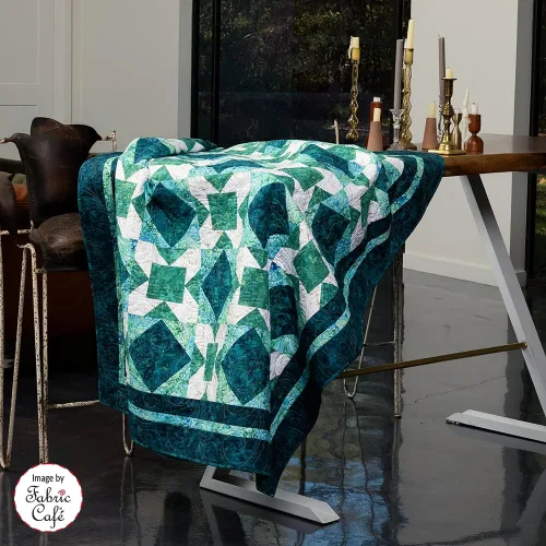 View image 4 of 8 for Fabric Cafe 2025 Fabulous 5-Yard Quilts - 8 New Printed Patterns - Simple Quilting Method - Queen/King Size Enlargement