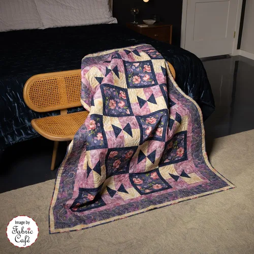 View image 8 of 8 for Fabric Cafe 2025 Fabulous 5-Yard Quilts - 8 New Printed Patterns - Simple Quilting Method - Queen/King Size Enlargement