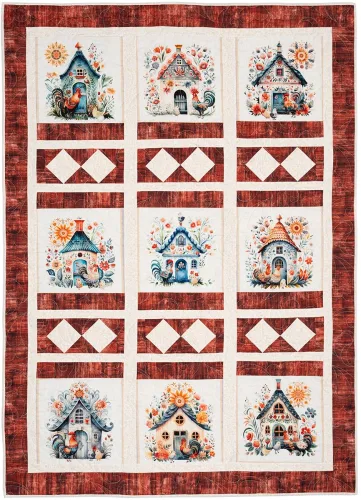 View image 7 of 9 for Fabric Cafe Panel Perfect 3-Yard Quilts Book – 8 Easy Quilt Patterns for Panels – Use with 1-Yard Cuts – Beginner Friendly Quilting Book with Diagrams & Fabric Guides