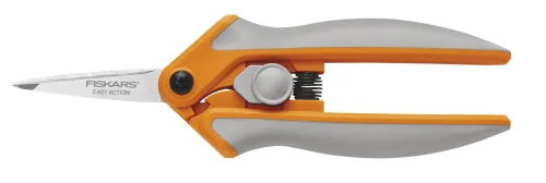 View image 2 of 8 for Fiskars RazorEdge Micro-Tip Easy Action Scissors - 6" - Stainless Steel Fabric Scissors - Arts and Crafts - Orange