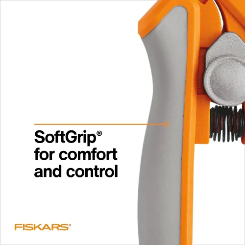 View image 6 of 8 for Fiskars RazorEdge Micro-Tip Easy Action Scissors - 6" - Stainless Steel Fabric Scissors - Arts and Crafts - Orange