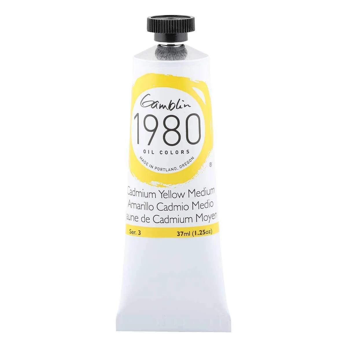 Gamblin 1980 Oil Cadmium Yellow Med 37Ml