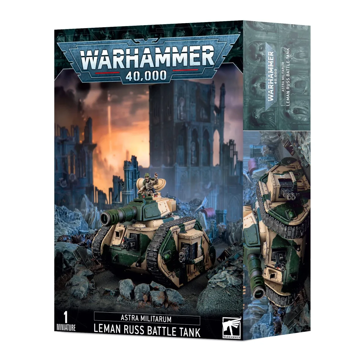 Games Workshop - Warhammer 40,000 - Astra Militarum: Leman Russ Battle Tank (2023 Edition)