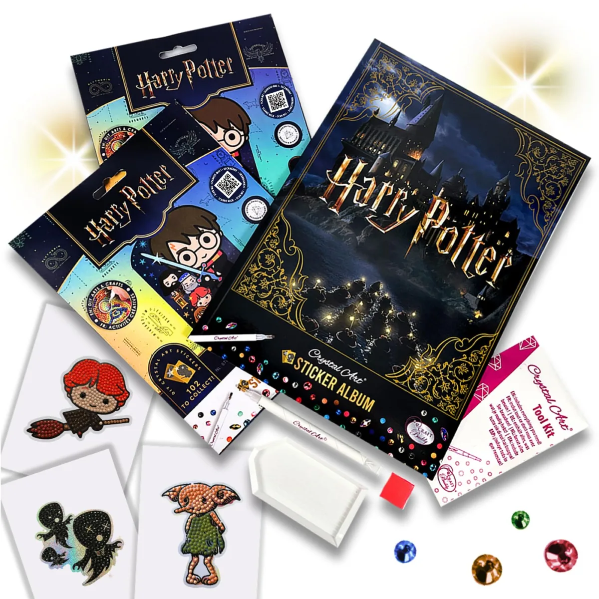 Harry Potter Crystal Art Sticker Album Starter Pack
