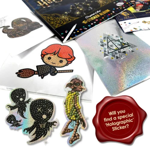 View image 6 of 9 for Harry Potter Crystal Art Sticker Album Starter Pack