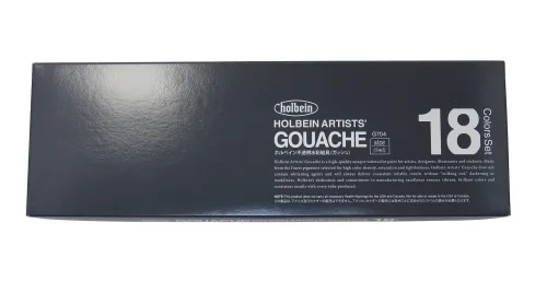 View image 2 of 2 for Holbein Artist Gouache Set G703 : 18 x 5ml tubes