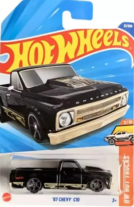 Hot Wheels '67 Chevy C10 [Black], HW Hot Trucks 2/10, 21/250 by Mattel