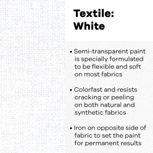 View image 2 of 8 for Jacquard Textile Colors - 123 White, 8 oz.
