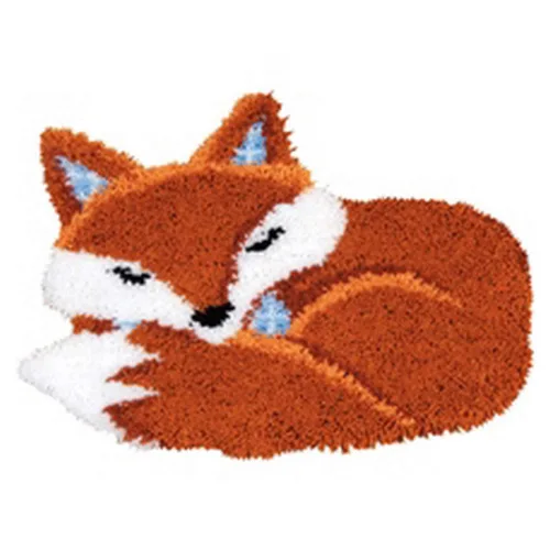Latch Hook Kits for Adults, DIY Rug Kits Special-Shaped Animal Fox by TXWZEI