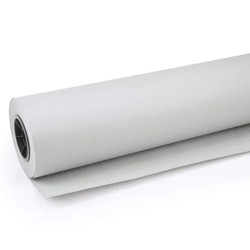 Lineco Frame Backing Paper, 24x72'' Rolls, 0.006'' Thickness, Light Gray