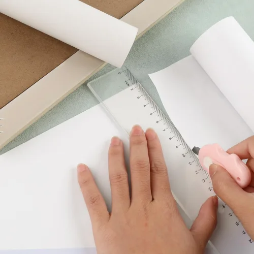 View image 6 of 8 for Lineco Frame Backing Paper, 24x72'' Rolls, 0.006'' Thickness, Light Gray