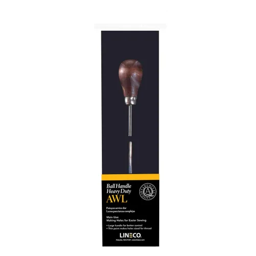 View image 8 of 8 for Lineco Heavy Duty Awl for Bookbinding Projects, Large Handle