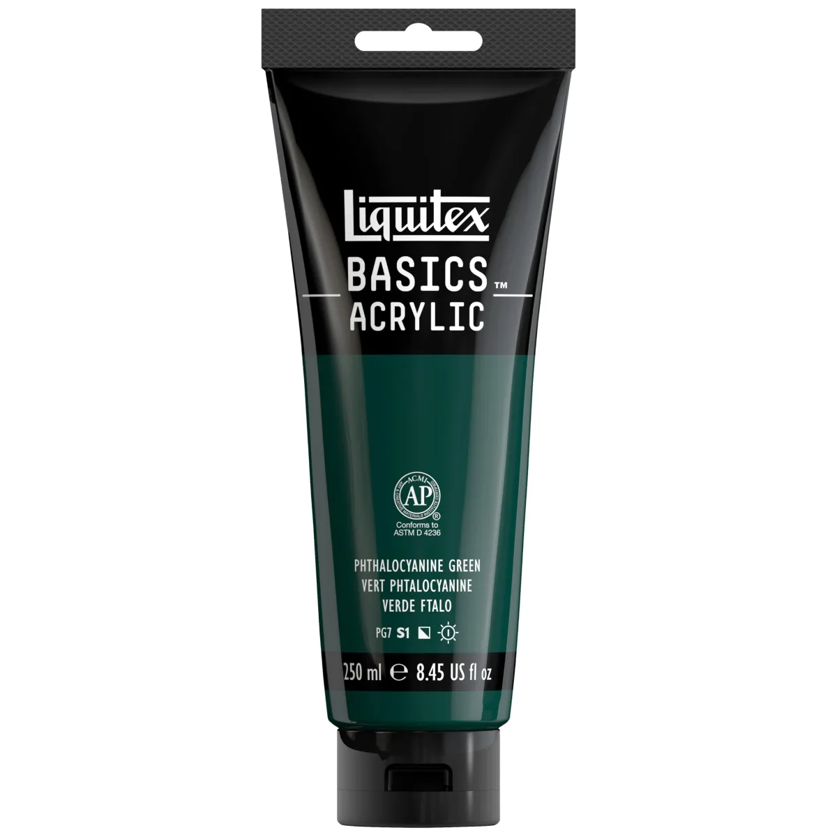 Liquitex BASICS Acrylic Paint, 8.5-oz Tube, Phthalocyanine Green