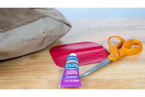 View image 6 of 7 for Loctite Vinyl Fabric & Plastic Repair Flexible Adhesive, 1 oz, Pack of 6, Squeeze Tube